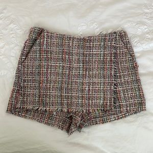 ZARA tweed skort